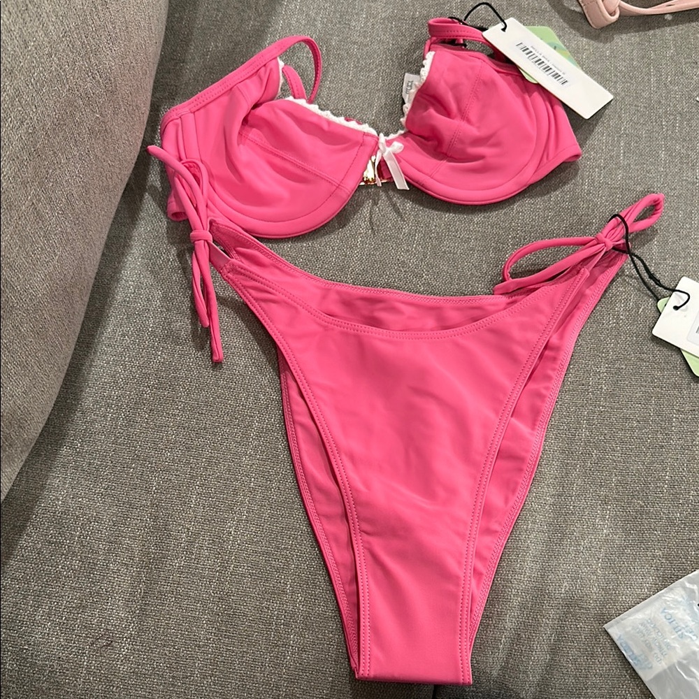 Pink Women's Bikini Set
